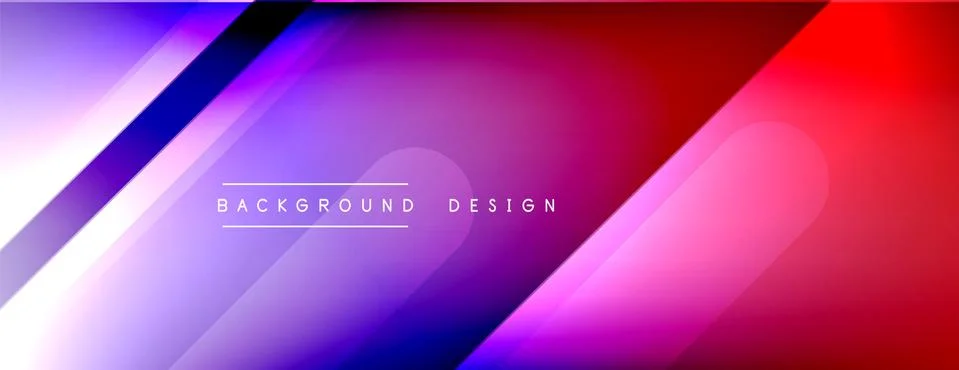 Dynamic lines abstract background. 3D shadow effects and fluid gradients. Modern Stock Illustration