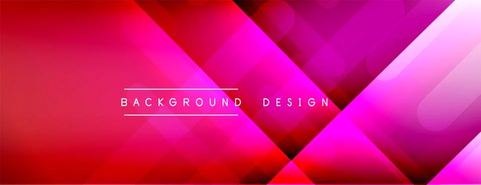 Dynamic lines abstract background. 3D shadow effects and fluid gradients. Modern Illustrazione stock