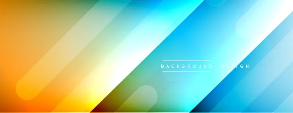 Dynamic lines abstract background. 3D shadow effects and fluid gradients. Modern Stock Illustration