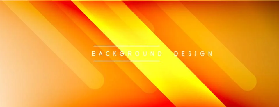 Dynamic lines abstract background. 3D shadow effects and fluid gradients. Modern Stock Illustration