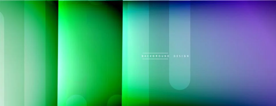 Dynamic lines abstract background. 3D shadow effects and fluid gradients. Modern 스톡 일러스트