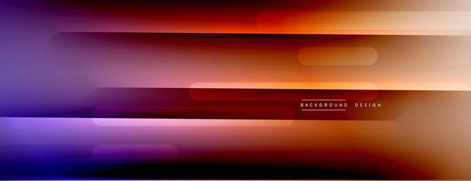 Dynamic lines abstract background. 3D shadow effects and fluid gradients. Modern Stock Illustration