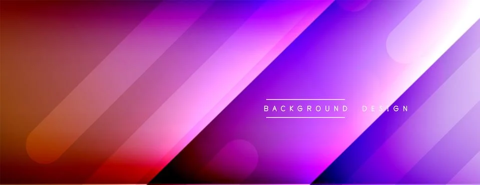 Dynamic lines abstract background. 3D shadow effects and fluid gradients. Modern Illustrazione stock