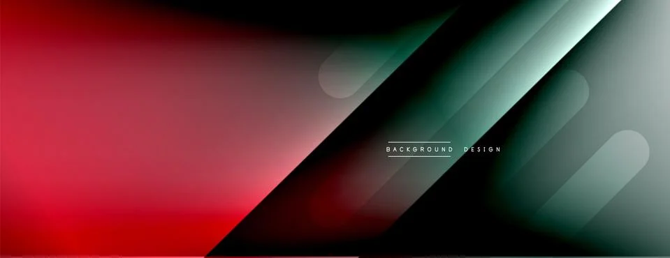 Dynamic lines abstract background. 3D shadow effects and fluid gradients. Modern Illustrazione stock