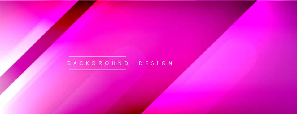 Dynamic lines abstract background. 3D shadow effects and fluid gradients. Modern Illustrazione stock