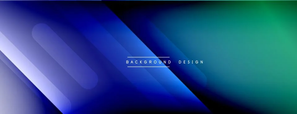 Dynamic lines abstract background. 3D shadow effects and fluid gradients. Modern Stock Illustration