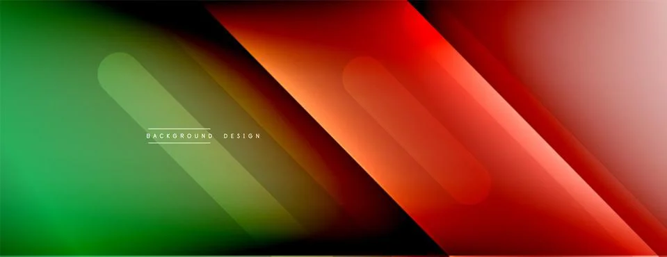 Dynamic lines abstract background. 3D shadow effects and fluid gradients. Modern Illustrazione stock