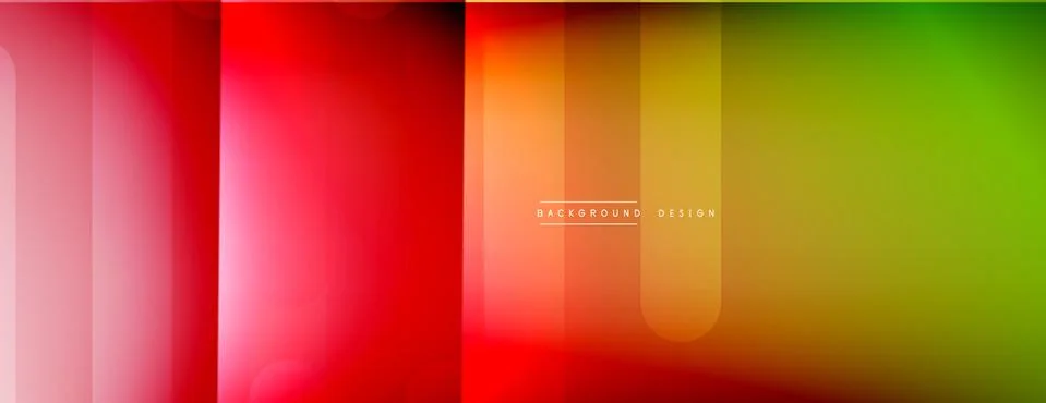 Dynamic lines abstract background. 3D shadow effects and fluid gradients. Modern Illustrazione stock