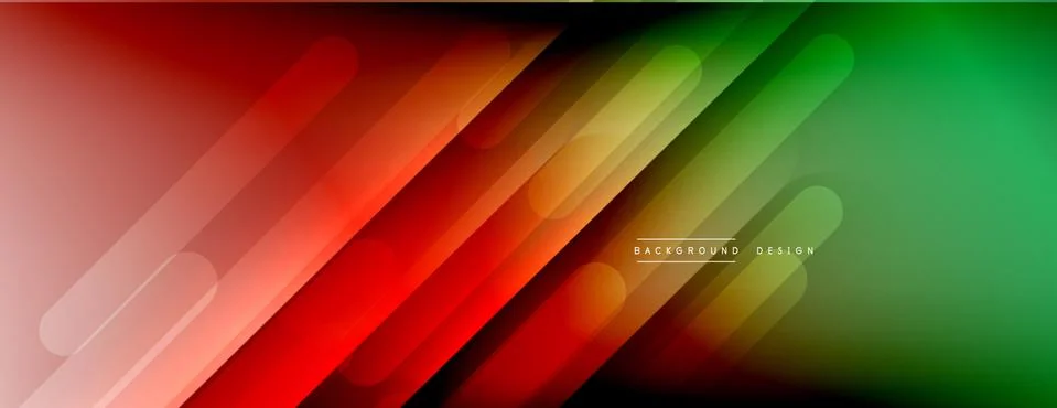 Dynamic lines abstract background. 3D shadow effects and fluid gradients. Modern Illustrazione stock