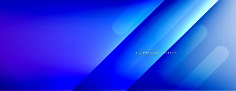Dynamic lines abstract background. 3D shadow effects and fluid gradients. Modern 스톡 일러스트