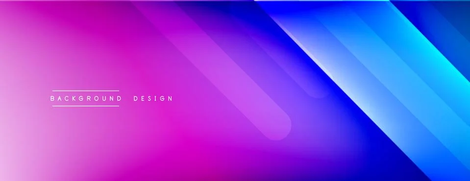 Dynamic lines abstract background. 3D shadow effects and fluid gradients. Modern 스톡 일러스트