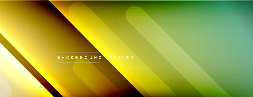 Dynamic lines abstract background. 3D shadow effects and fluid gradients. Modern Stock Illustration