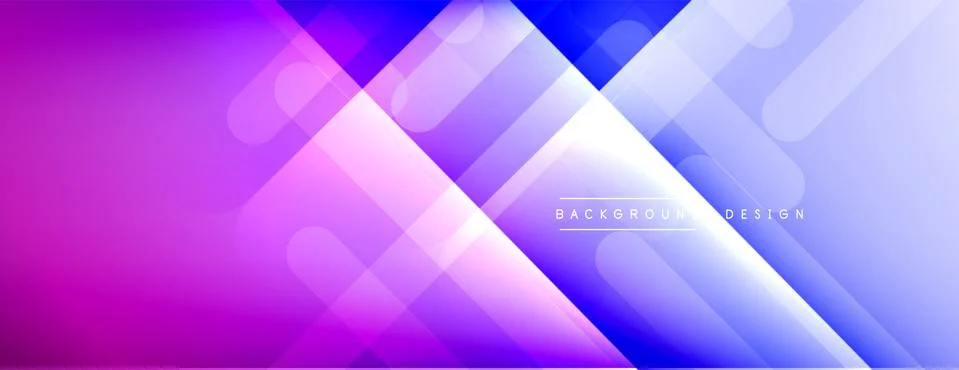 Dynamic lines abstract background. 3D shadow effects and fluid gradients. Modern Stock Illustration