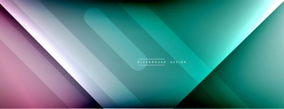 Dynamic lines abstract background. 3D shadow effects and fluid gradients. Modern Stock Illustration