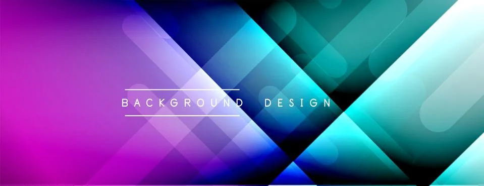 Dynamic lines abstract background. 3D shadow effects and fluid gradients. Modern 스톡 일러스트