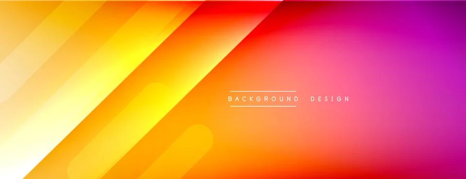 Dynamic lines abstract background. 3D shadow effects and fluid gradients. Modern Stock Illustration