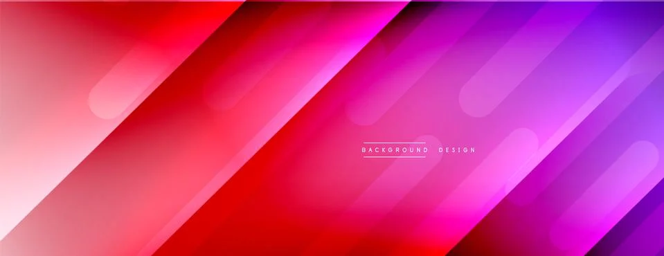 Dynamic lines abstract background. 3D shadow effects and fluid gradients. Modern Illustrazione stock