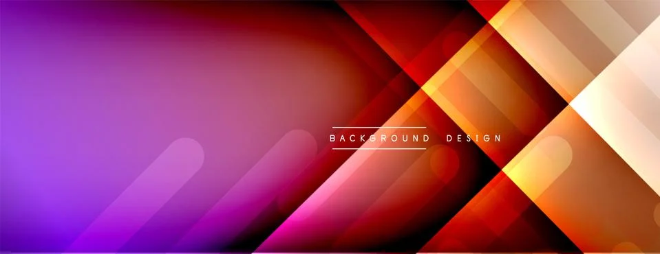 Dynamic lines abstract background. 3D shadow effects and fluid gradients. Modern 스톡 일러스트