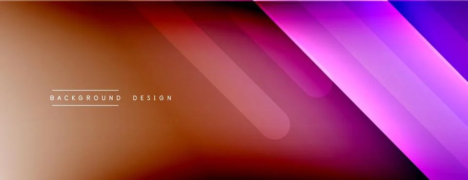 Dynamic lines abstract background. 3D shadow effects and fluid gradients. Modern イラスト素材