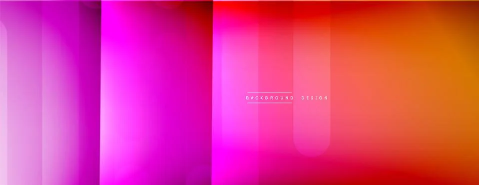 Dynamic lines abstract background. 3D shadow effects and fluid gradients. Modern Illustrazione stock