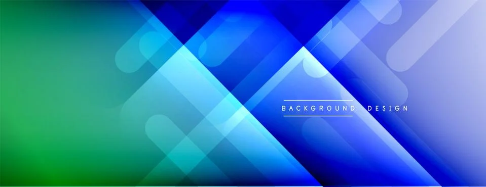 Dynamic lines abstract background. 3D shadow effects and fluid gradients. Modern Stock Illustration