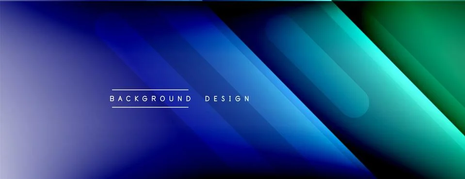 Dynamic lines abstract background. 3D shadow effects and fluid gradients. Modern Illustrazione stock