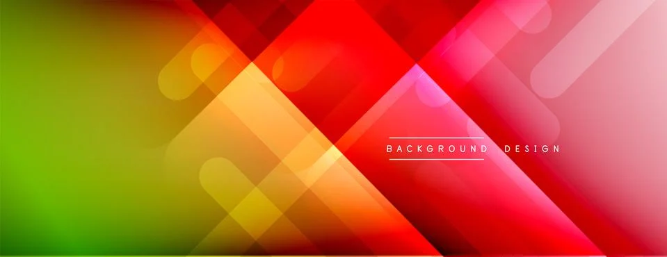 Dynamic lines abstract background. 3D shadow effects and fluid gradients. Modern Stock Illustration