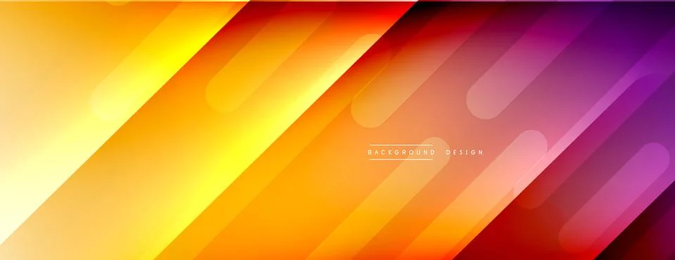 Dynamic lines abstract background. 3D shadow effects and fluid gradients. Modern Stock Illustration
