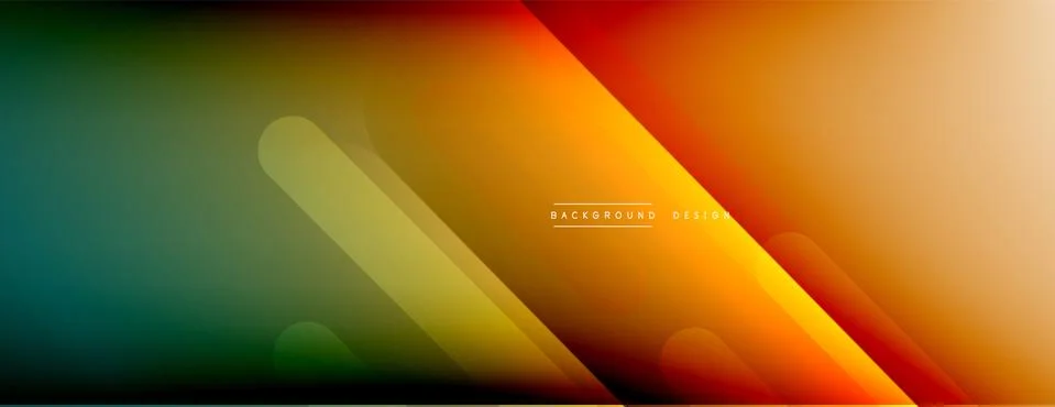 Dynamic lines abstract background. 3D shadow effects and fluid gradients. Modern Stock Illustration