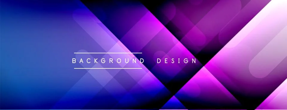 Dynamic lines abstract background. 3D shadow effects and fluid gradients. Modern Stock Illustration