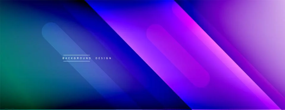 Dynamic lines abstract background. 3D shadow effects and fluid gradients. Modern イラスト素材