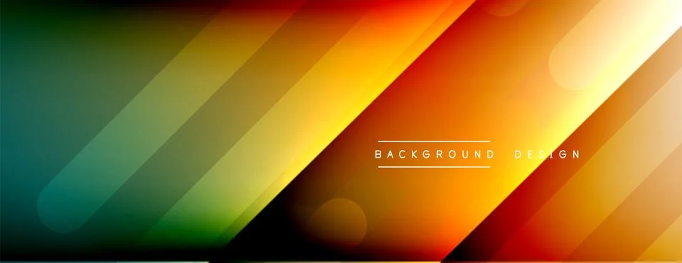 Dynamic lines abstract background. 3D shadow effects and fluid gradients. Modern イラスト素材