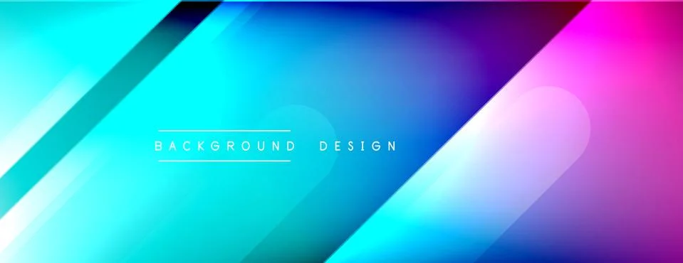 Dynamic lines abstract background. 3D shadow effects and fluid gradients. Modern イラスト素材