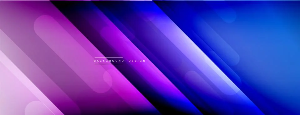 Dynamic lines abstract background. 3D shadow effects and fluid gradients. Modern イラスト素材