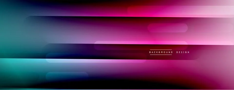 Dynamic lines abstract background. 3D shadow effects and fluid gradients. Modern Illustrazione stock