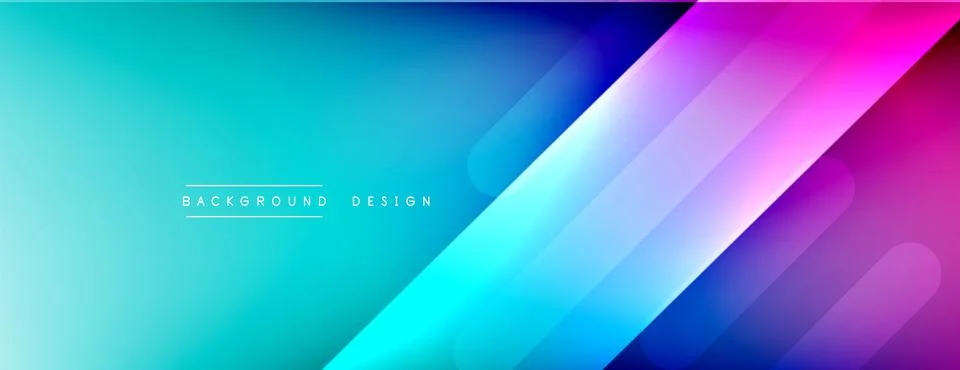 Dynamic lines abstract background. 3D shadow effects and fluid gradients. Modern Stock Illustration