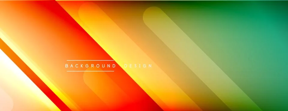 Dynamic lines abstract background. 3D shadow effects and fluid gradients. Modern Illustrazione stock