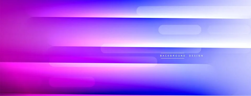 Dynamic lines abstract background. 3D shadow effects and fluid gradients. Modern Illustrazione stock