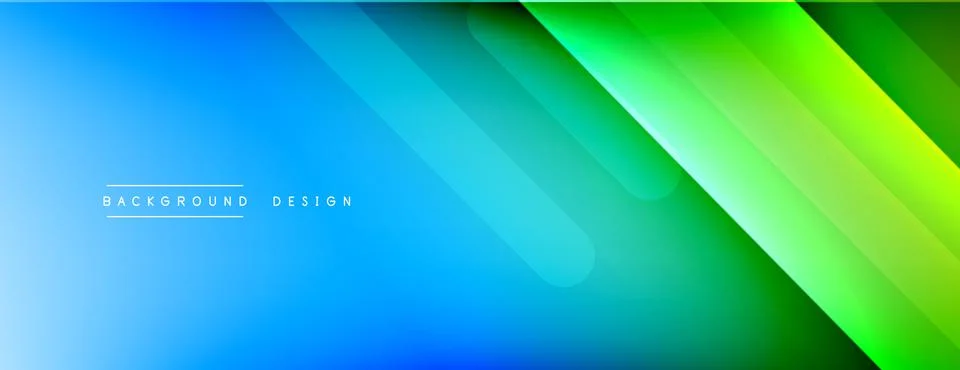 Dynamic lines abstract background. 3D shadow effects and fluid gradients. Modern Illustrazione stock