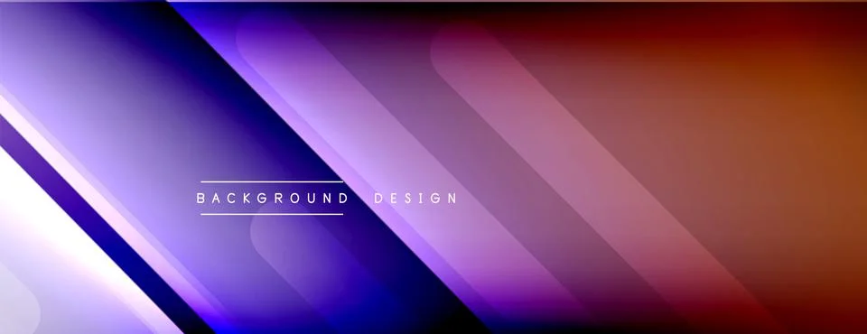 Dynamic lines abstract background. 3D shadow effects and fluid gradients. Modern 스톡 일러스트