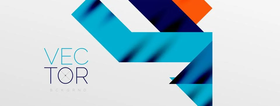 Dynamic lines and triangles. Vector Illustration For Wallpaper, Banner Stock Illustration