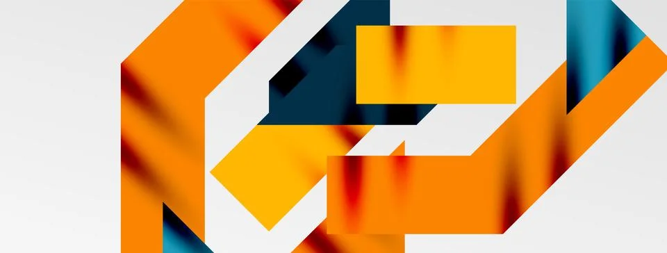 Dynamic lines and triangles. Vector Illustration For Wallpaper, Banner 스톡 일러스트