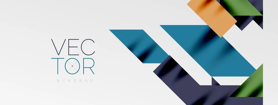 Dynamic lines and triangles. Vector Illustration For Wallpaper, Banner Stock Illustration