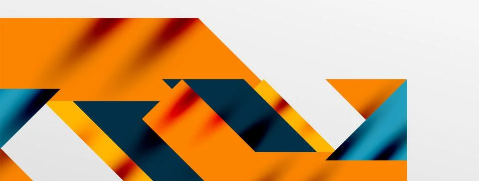 Dynamic lines and triangles. Vector Illustration For Wallpaper, Banner 스톡 일러스트
