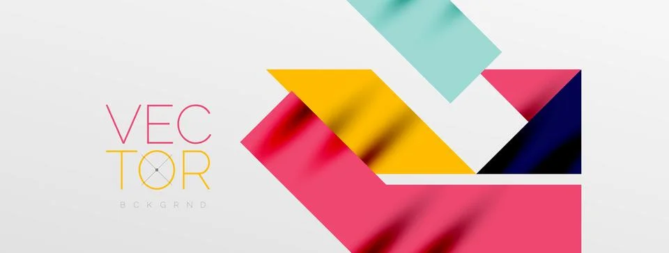 Dynamic lines and triangles. Vector Illustration For Wallpaper, Banner Stock Illustration