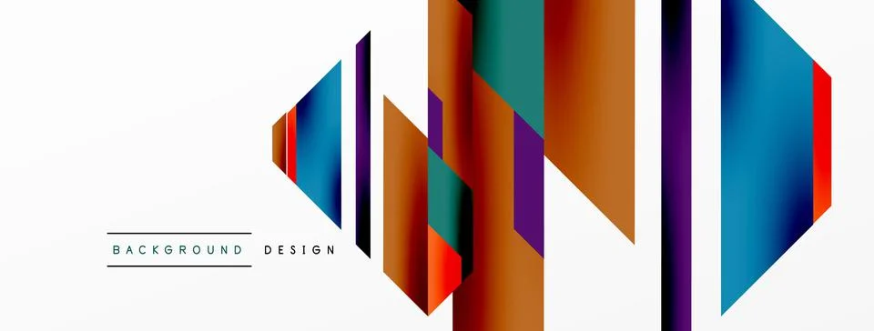 Dynamic lines background. Wallpaper for concept of AI technology, blockchain 스톡 일러스트