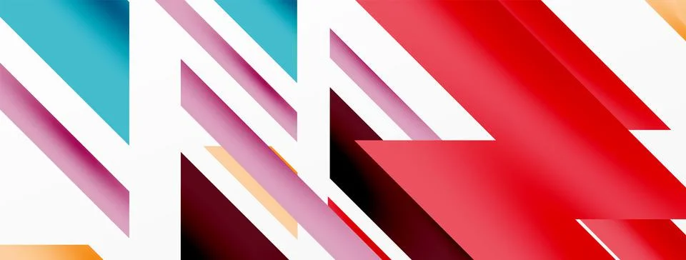 Dynamic lines background. Wallpaper for concept of AI technology, blockchain 스톡 일러스트