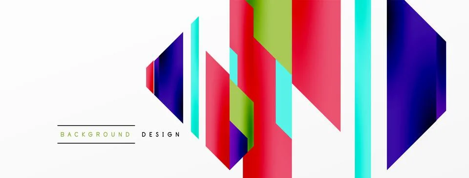 Dynamic lines background. Wallpaper for concept of AI technology, blockchain Illustrazione stock