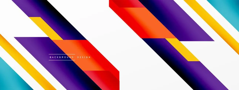 Dynamic lines background. Wallpaper for concept of AI technology, blockchain 스톡 일러스트