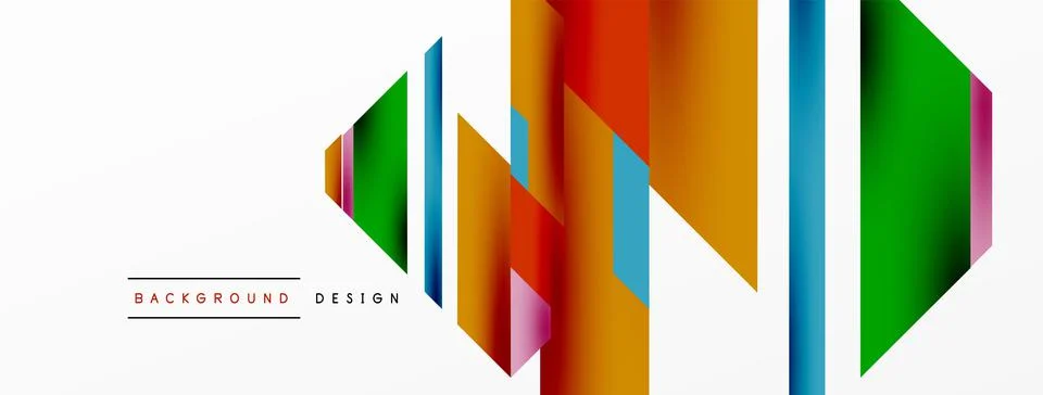 Dynamic lines background. Wallpaper for concept of AI technology, blockchain Stock Illustration